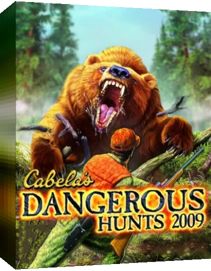 Cabela's Dangerous Hunts 2009 — box-3D (US)