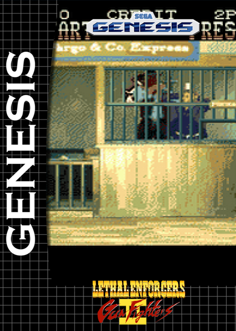 Lethal Enforcers II - Gun Fighters — box-2D (SS)