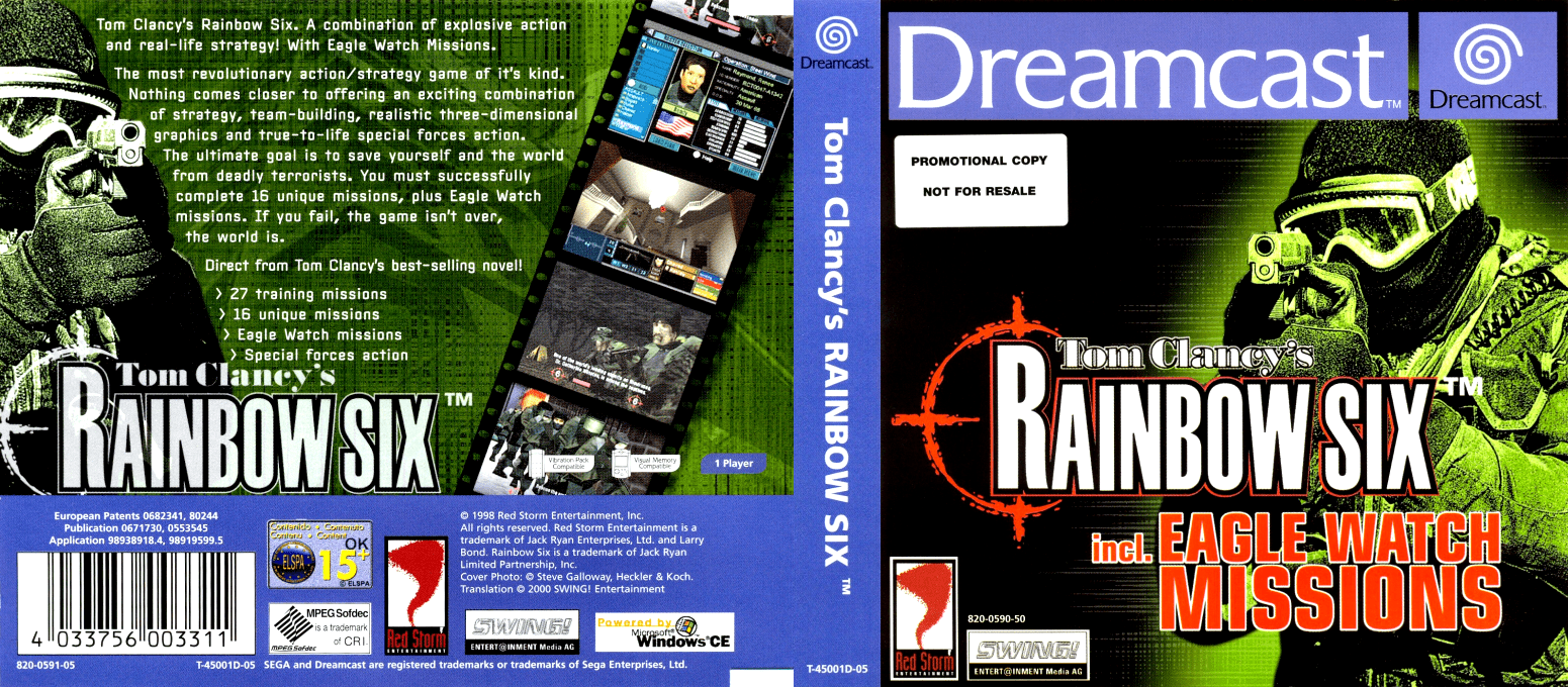 Tom Clancy's Rainbow Six with Eagle Watch Missions — box-texture (EU)
