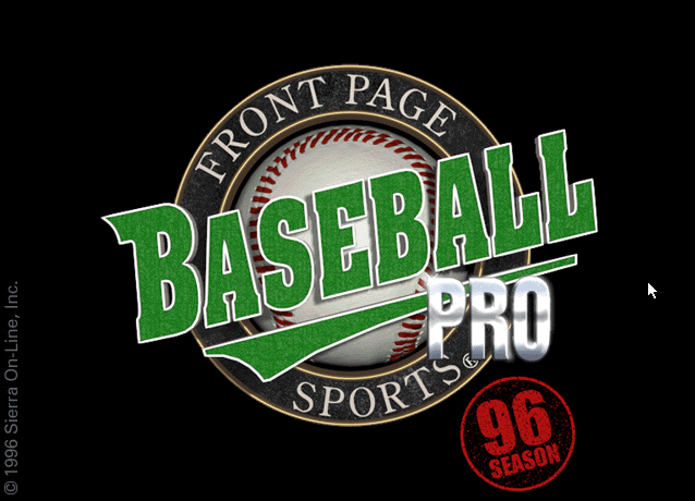Front Page Sports: Baseball Pro '96 Season — sstitle (WOR)