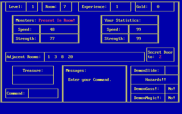 Demon's Maze — ss (WOR)