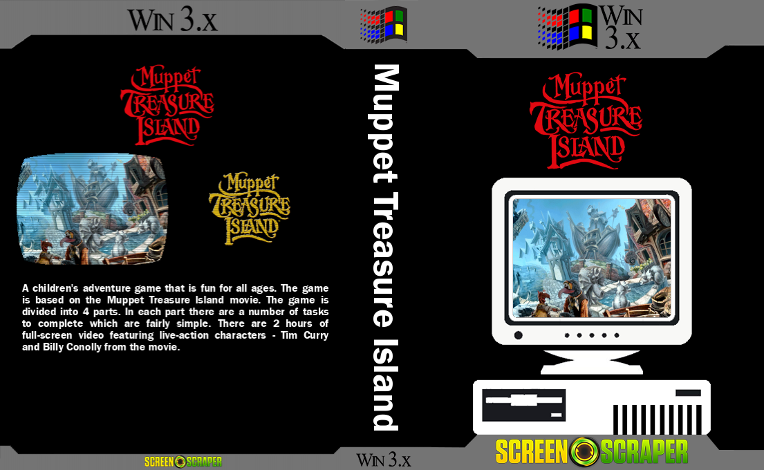 Muppet Treasure Island — box-texture (SS)