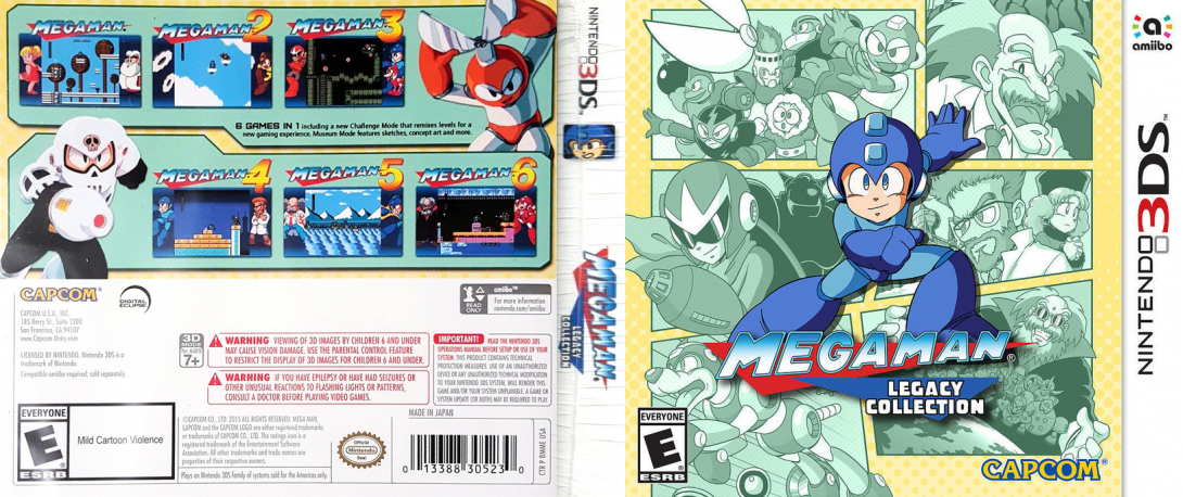 Mega Man Legacy Collection — box-texture (US)