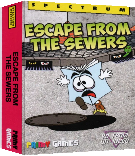 Escape From The Sewers — box-3D (EU)