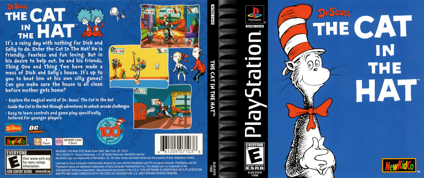 Dr Seuss - The Cat In The Hat — box-texture (US)