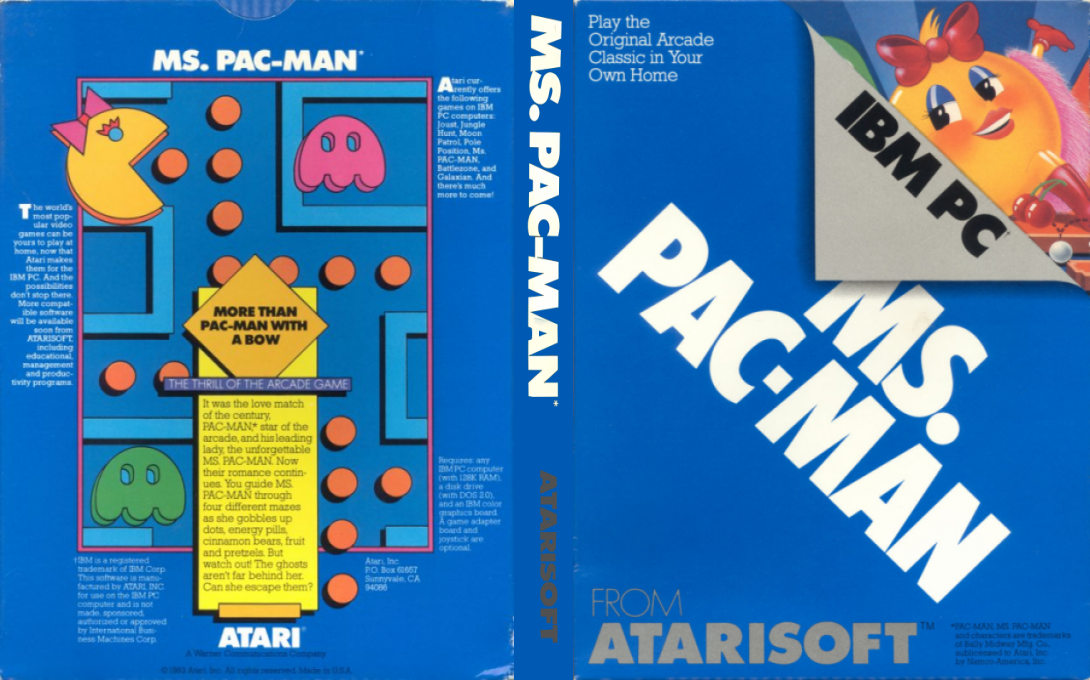 Ms. Pac-man — box-texture (US)