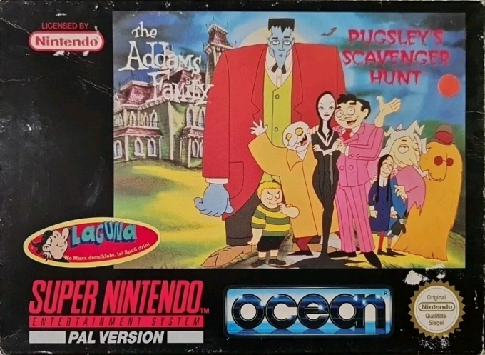 Addams Family - Pugsley's Scavenger Hunt, The — box-2D (DE)
