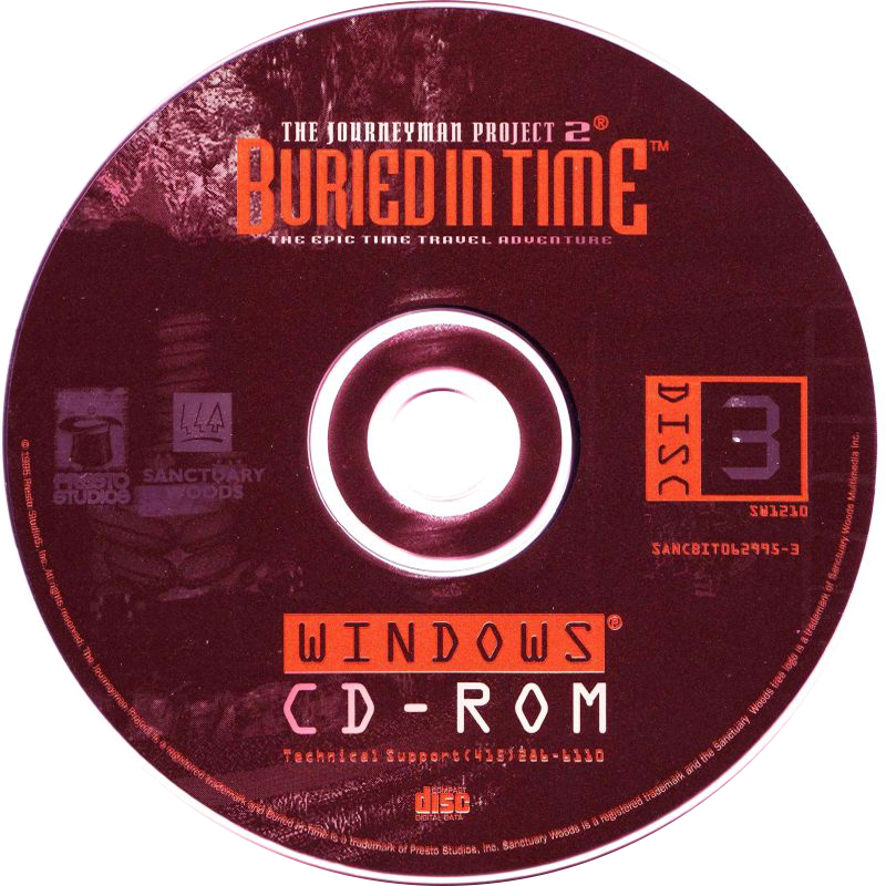 The Journeyman Project 2: Buried in Time — support-2D (US)