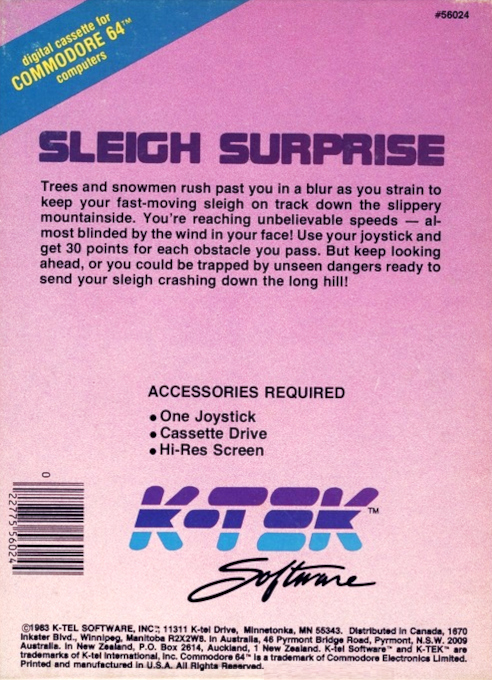 Sleigh Surprise — box-2D-back (US)