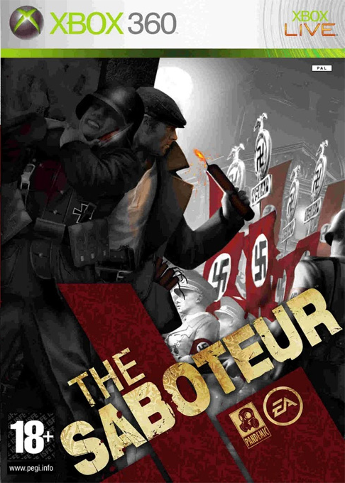 Saboteur, The box art