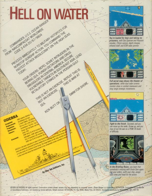Ocean Ranger — box-2D-back (US)