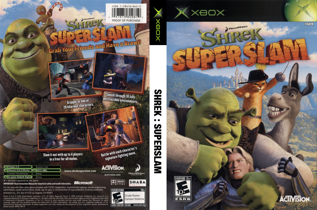 Shrek SuperSlam — box-texture (US)