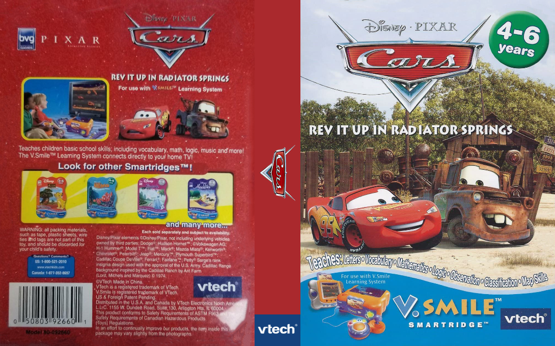 Cars - Rev It Up in Radiator Springs — box-texture (US)