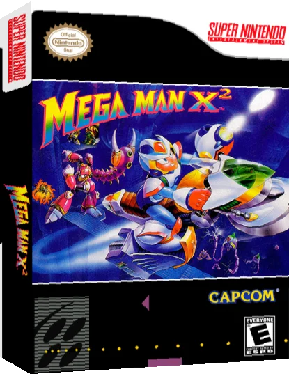 Mega Man X2 — box-3D (US)