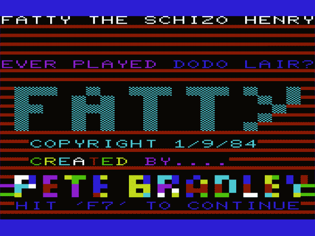 Fatty Henry — sstitle (WOR)