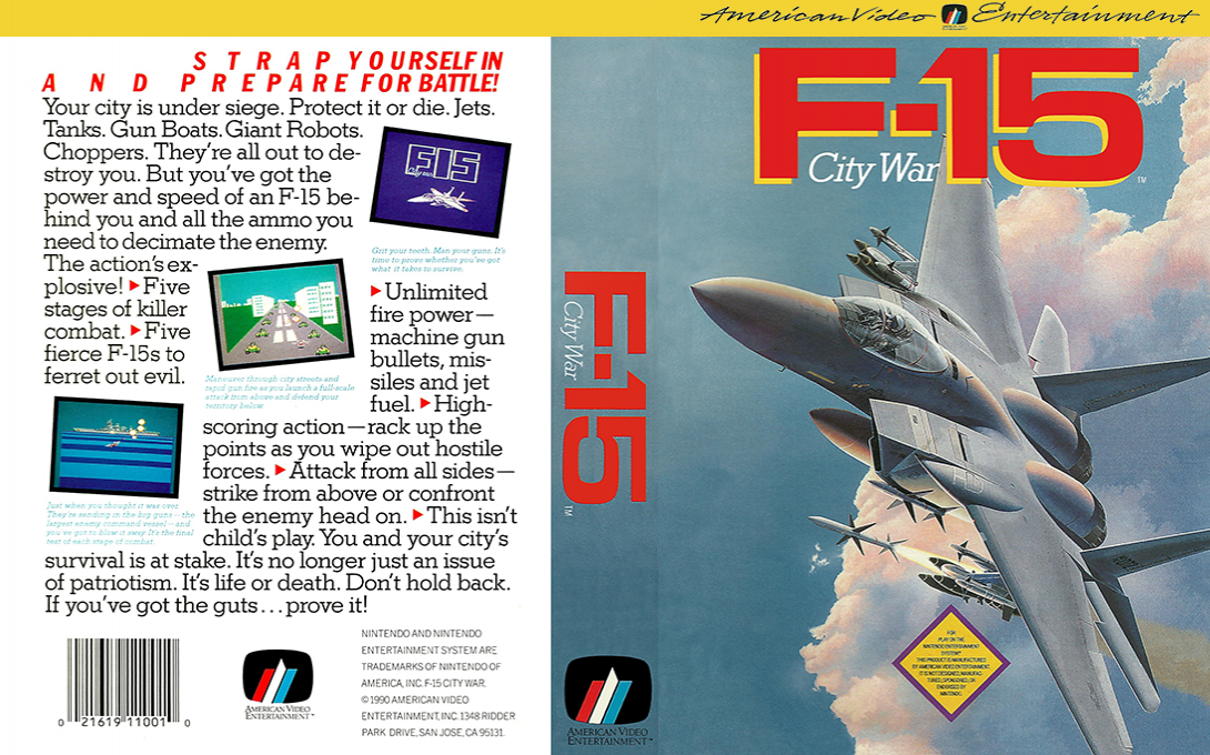 F-15 City War — box-texture (US)