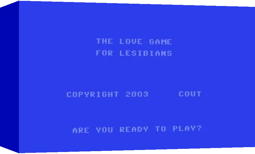 The Lesbian Love Game — box-3D (WOR)
