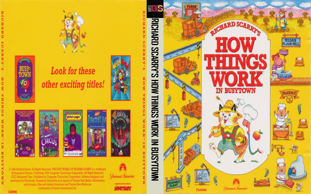 Richard Scarry's How Things Work In Busytown — box-texture (US)