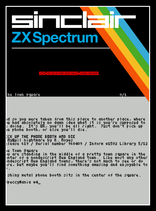 ZxZvm - Pick Up the Phone Booth and Die - A NyQuil Nightmare box art