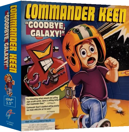 Commander Keen 5 - The Armageddon Machine — box-3D (US)