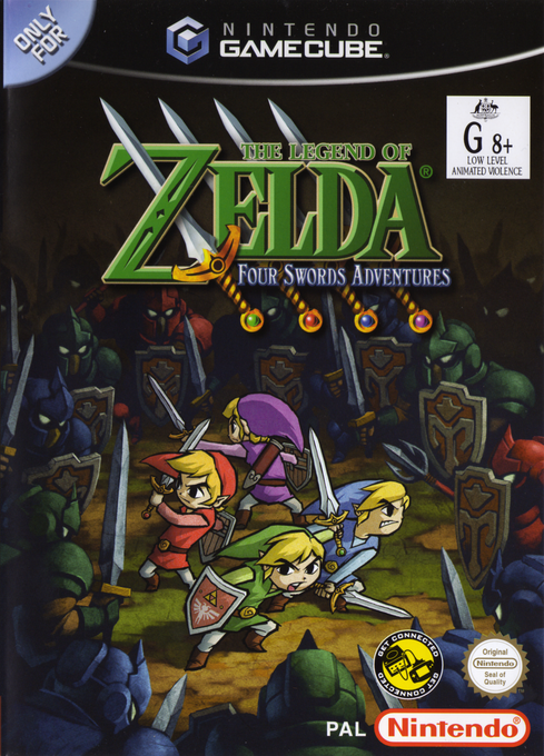 Legend of Zelda, The - Four Swords Adventures — box-2D (AU)