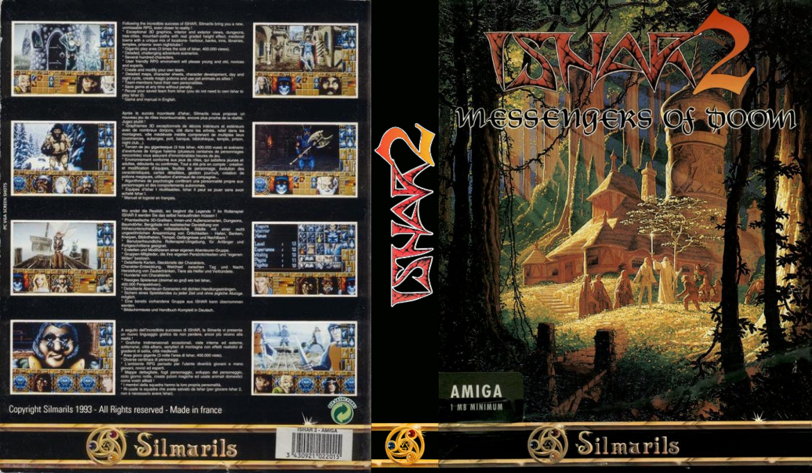 Ishar 2 - Messengers of Doom — box-texture (EU)