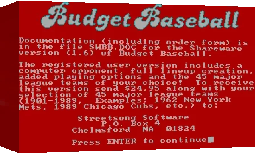 Budget Baseball — box-3D (WOR)