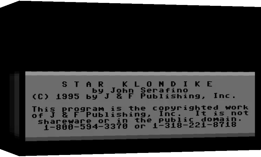 Star Klondike — box-3D (WOR)
