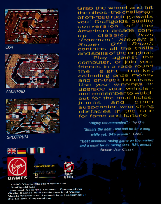 Ivan 'ironman' Stewart's Super Off Road — box-2D-back (EU)