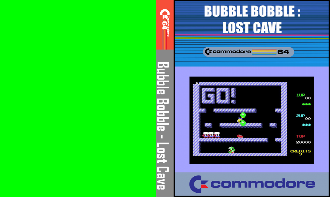 Bubble Bobble - Lost Cave — box-texture (CUS)