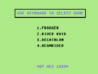 Frogger + River Raid + Decathlon + Beamrider — ss (WOR)