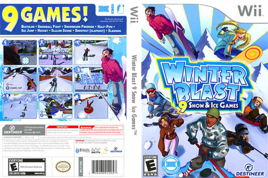 Winter Blast - 9 Snow And Ice Games — box-texture (US)
