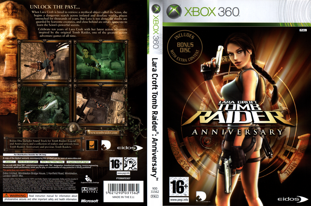 Lara Croft Tomb Raider - Anniversary — box-texture (EU)