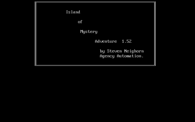 Island of Mystery Adventure box art