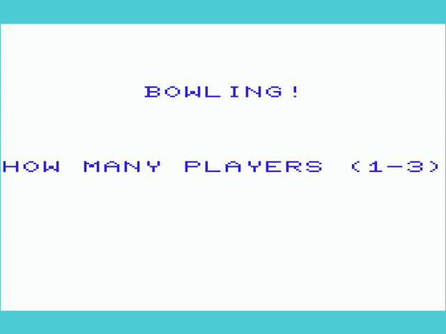 Bowling Champ — sstitle (WOR)