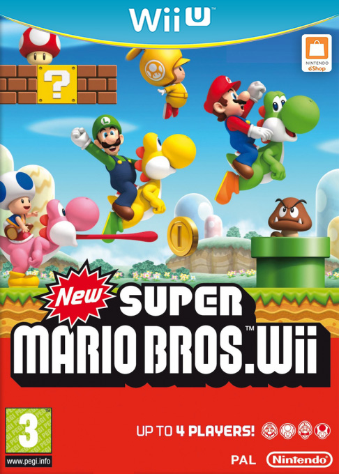 New Super Mario Bros. Wii box art
