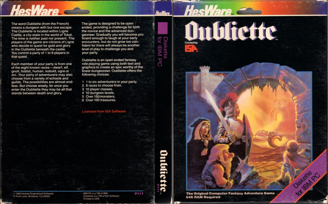 Oubliette — box-texture (US)