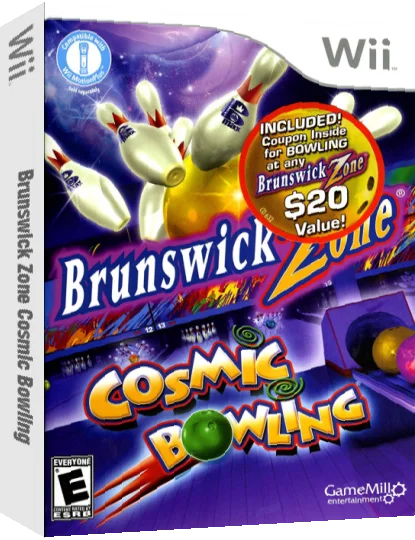 Brunswick Zone Cosmic Bowling — box-3D (US)
