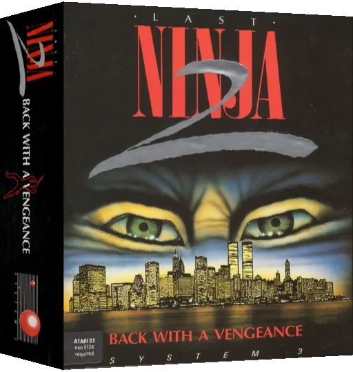 Last Ninja 2 - Back with a Vengeance — box-3D (EU)