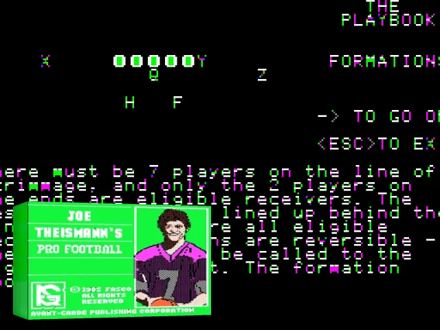 Joe Theismann's Pro Football — mixrbv2 (WOR)