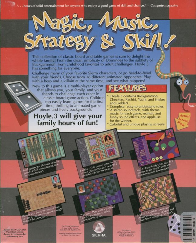 Hoyle Official Book Of Games - Volume 3 — box-2D-back (EU)