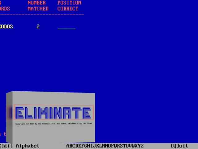 Eliminate — mixrbv2 (WOR)