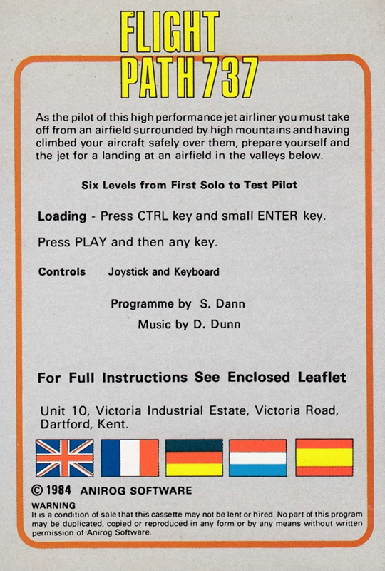 Flight Path 737 — box-2D-back (EU)