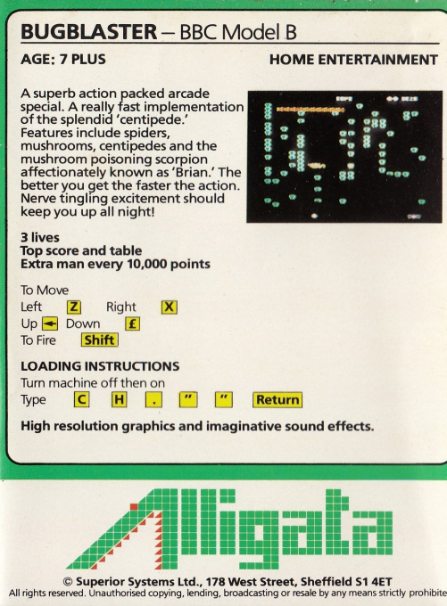 Bug Blaster — box-2D-back (WOR)