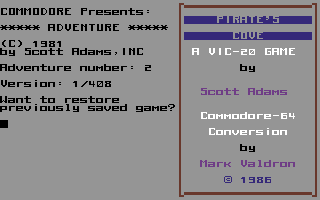 Pirate's Cove — sstitle (WOR)