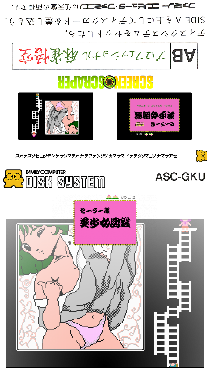 Meimon Joshi Kousei Sailor Fuku Bishoujo Zukan #2 — box-texture (SS)