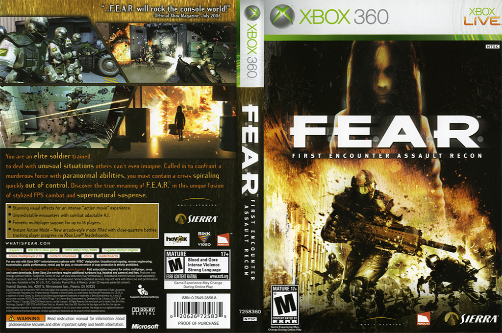 F.E.A.R. - First Encounter Assault Recon — box-texture (US)