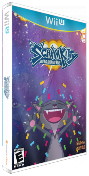 Scram Kitty and his Buddy on Rails — box-3D (US)