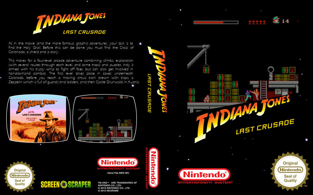 Indiana Jones and the Last Crusade - The Action Game — box-texture (SS)