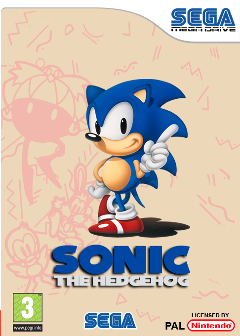 Sonic The Hedgehog - Megadrive — box-2D (FR)